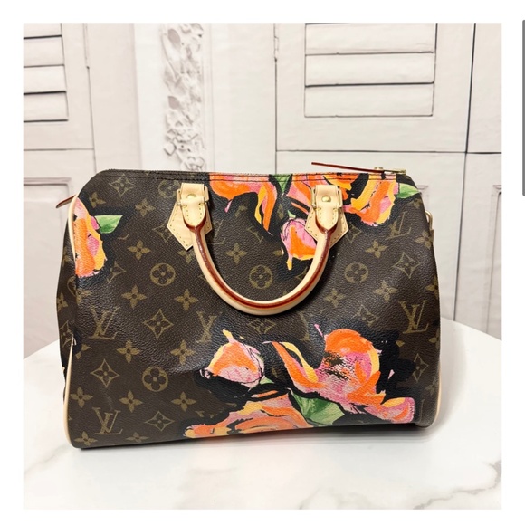 Louis Vuitton Stephen Sprouse Limited Edition Roses Speedy 30 - Picture 1 of 12